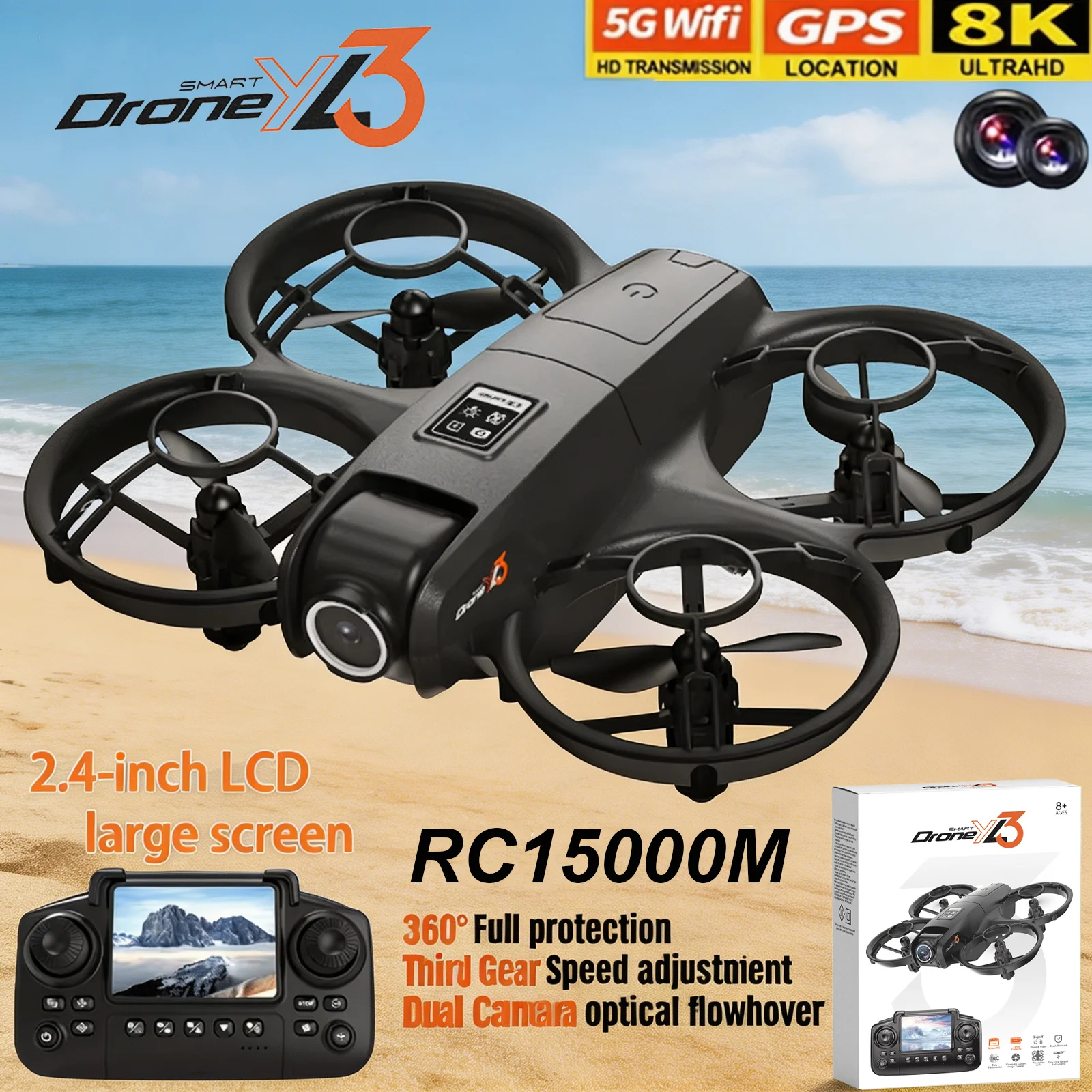 Drone Camera Night Vision - New YL3 RC Drone 8K 1080P