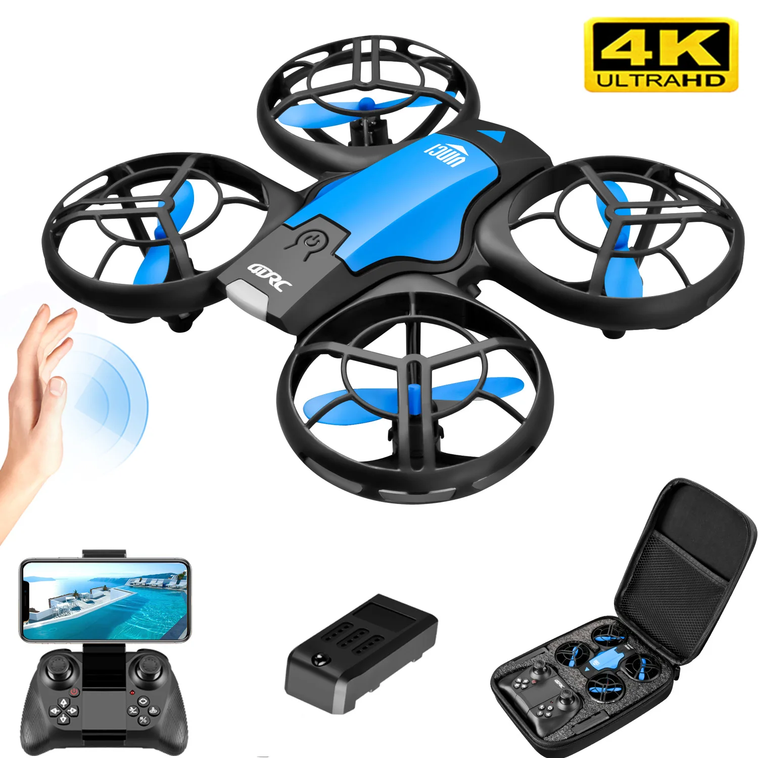 V8 New Mini Drone 4K Professio - Drone Camera Professional 评论和价格