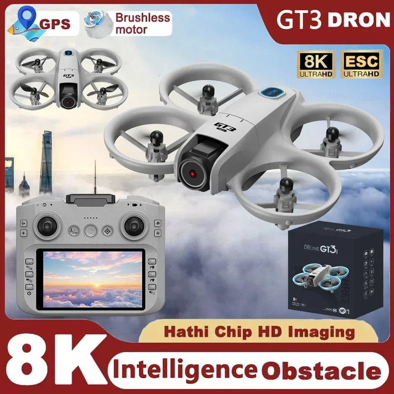 GT3 Mini NEW Drone Rc Quadcopt - Drone Camera 4K 评论和价格