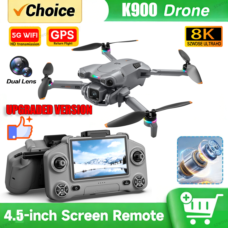 New K900 MAX GPS Drone with 4K - Drone Camera Night Vision 评论和价格