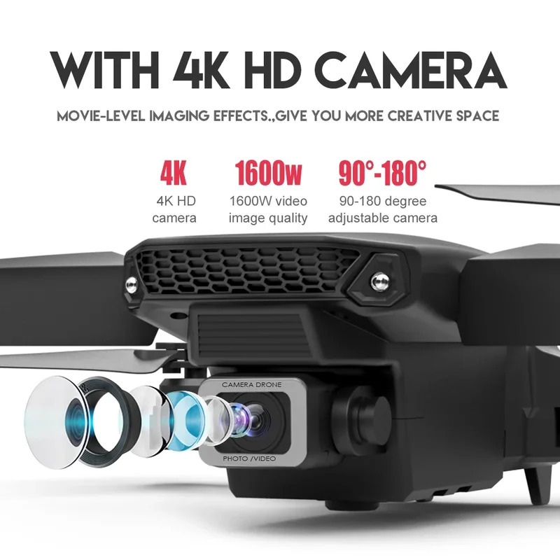 E88 ProIntelligent Folding Dro - Drone Camera Professional 评论和价格