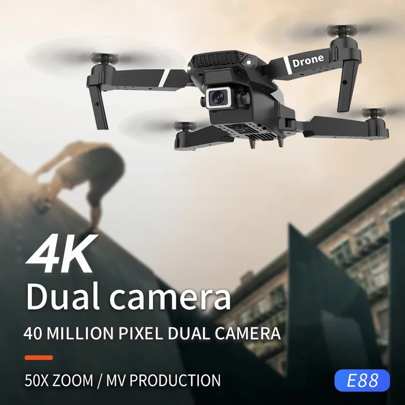 E88 ProIntelligent Folding Dro - Drone Camera Professional 评论和价格