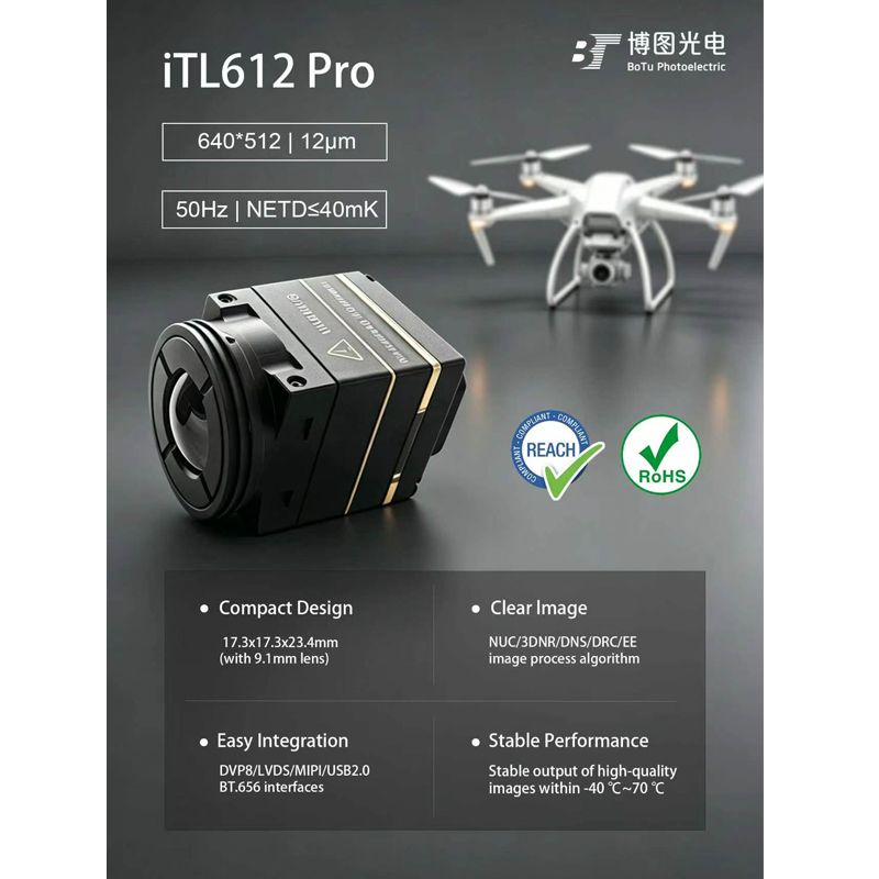 Itl612 CVBS Mini 640*512 9.1mm - Drone Camera Thermal 评论和价格