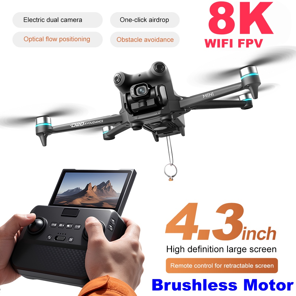 8K ESC Camera Drone Brushless  - Drone Camera 4K 评论和价格