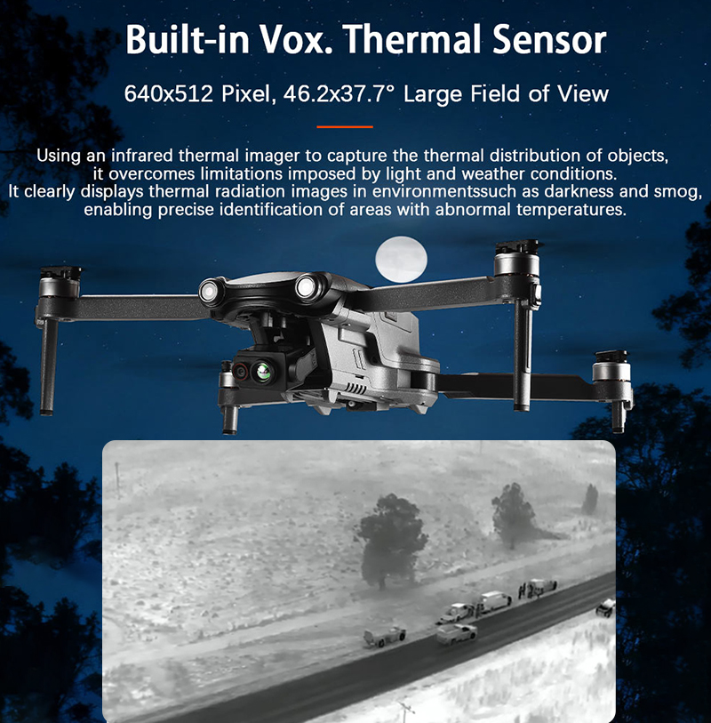 New Arrival 640x512 FPV Drone  - Drone Camera Thermal 评论和价格